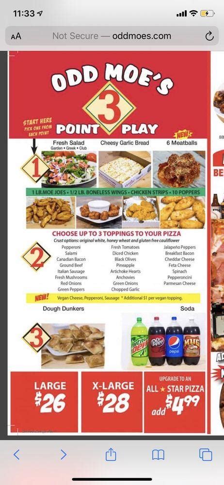 odd moes pizza newberg|odd moe s menu.